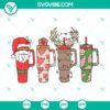 Retro Christmas-themed SVG design with obsessive cup disorder concept. Perfect for holiday crafting projects.