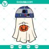 Retro Star Wars R2D2 Ghost SVG | Droid Spooky Holiday Cut Files 2