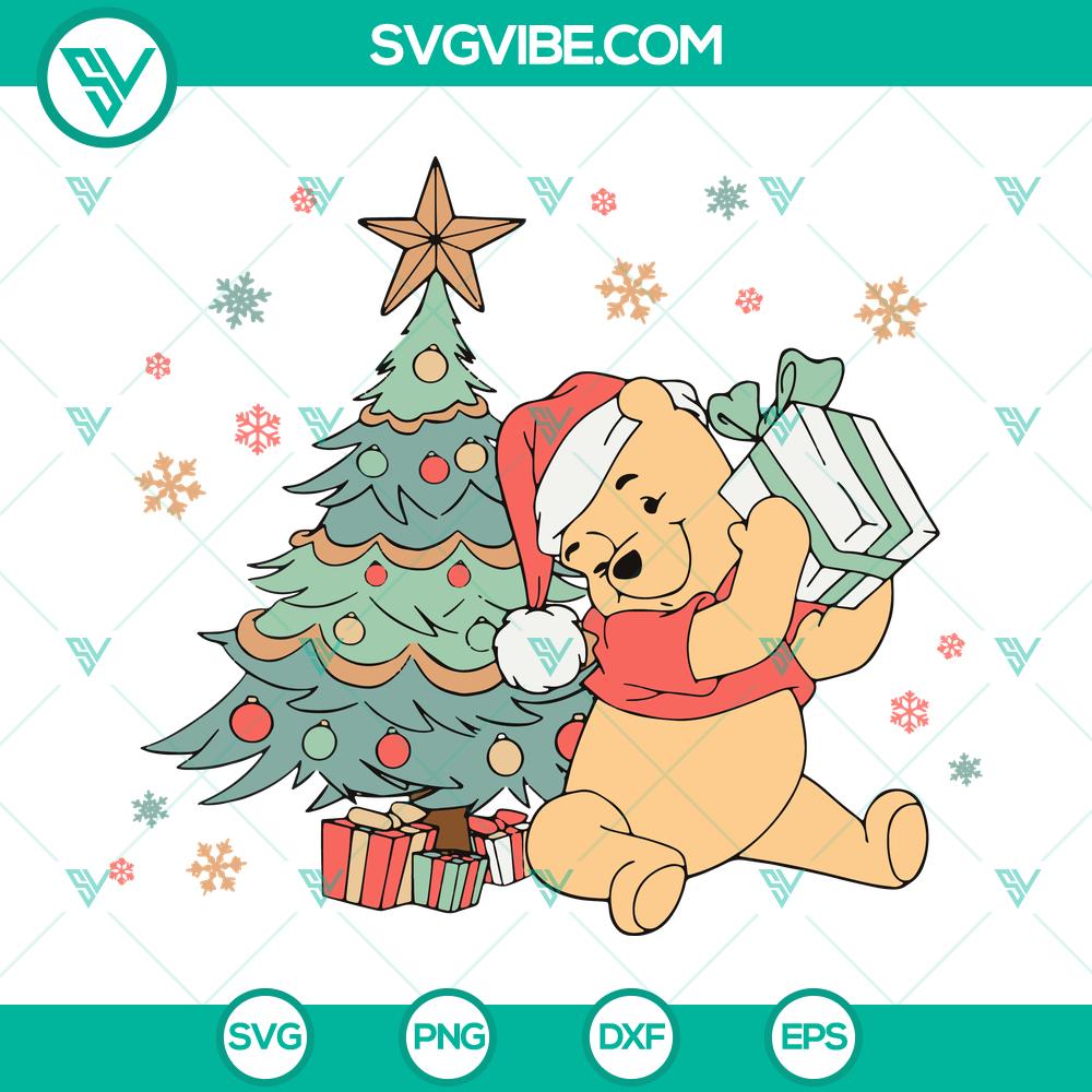 retro-winnie-the-pooh-christmas-svg-dxf-eps-png-files.jpg Vintage Winnie The Pooh Christmas design in SVG, DXF, EPS, and PNG files for crafting. Perfect for holiday DIY projects.