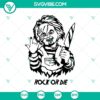 Rock Or Die Chucky SVG design featuring Chucky Horror Movie and Halloween elements, perfect for spooky crafts.
