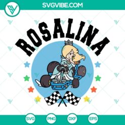 Rosalina SVG | Mario Kart Racing Princess Cut Files