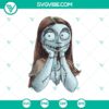 Sally character Halloween SVG with Nightmare Before Christmas theme, spooky and scary design.