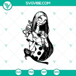 Spooky Sally Nightmare Before Christmas SVG for Scary Movie fans - Halloween design with a frightful twist.