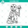 Sam Trick Or Treat Halloween Horror SVG design with spooky elements for crafts, decor, and apparel.