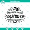 Sanderson Est Brewing Co 1693 Premium Witches Brew SVG with Hocus Pocus and Halloween theme for crafting projects and decorations.
