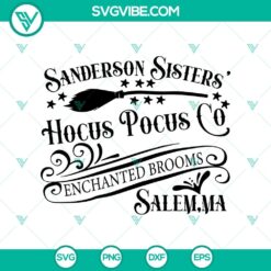 Sanderson Sisters Hocus Pocus Enchanted SVG, Halloween Scary SVG, Halloween SVG
