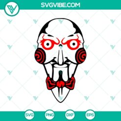 Saw Horror Face SVG, Horror Characters SVG, Halloween SVG