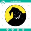 Spooky Oogie Boogie circle logo SVG inspired by The Nightmare Before Christmas. Great for Halloween crafting projects.