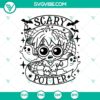 Spooky Harry Potter Halloween SVG with a scary zombie wizard theme. Great for Halloween crafts and decorations.