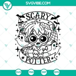 Scary Zombie Wizard SVG, Scary Potter SVG, Harry Potter Halloween SVG
