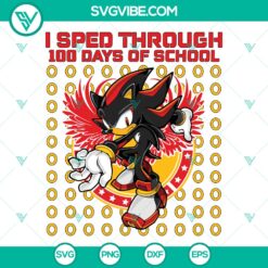 Shadow 100 Days of School SVG | Gaming Character Cut Files