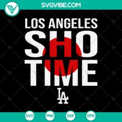Shohei Ohtani Shotime LA Dodgers SVG, Los Angeles Japan Flag Baseball SVG, Shohei Ohtani SVG