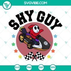 Shy Guy SVG | Mario Kart Racing Cute Character Cut Files