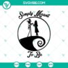 Simply Meant To Be SVG with Halloween theme, ideal for spooky crafts and decorations.