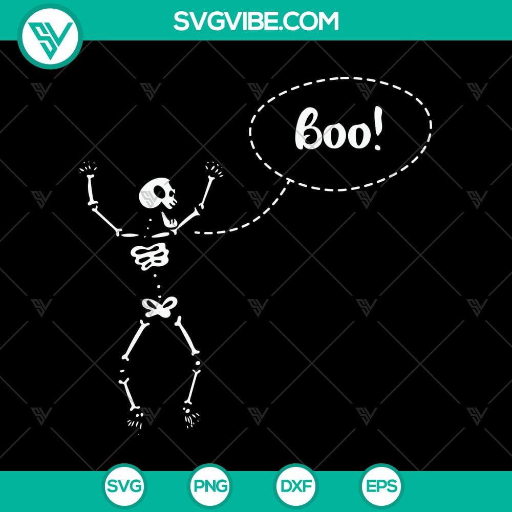 skeleton-boo-svg-halloween-svg-scary-svg-oct-31-svg.jpg Spooky Skeleton Boo Halloween SVG design with scary elements for October 31 celebrations.
