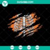 Skeleton rib torn Halloween costume SVG for a spooky and scary Halloween design. Great for Halloween projects.