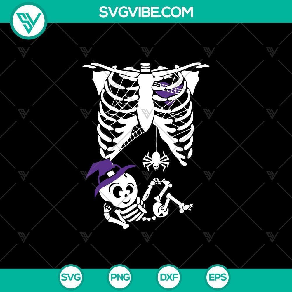 Halloween SVG, Halloween SVG, Scary SVG, Skeleton Witch SVG Spooky Skeleton Witch Halloween SVG design for scary holiday crafts and decorations.