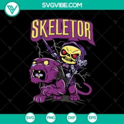 Skeletor Horror SVG featuring The Skeletor Key design, perfect for horror film enthusiasts.