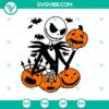 Skellington Halloween Pumpkin SVG with scary and horror elements for Halloween decoration.