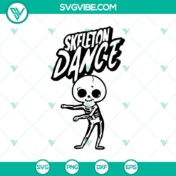 Skelton Dance SVG, Funny Skeleton Dancing SVG, Funny Halloween SVG