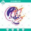 Skull Fire SVG graphic with horror design element, perfect for Halloween or spooky themes.