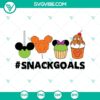 Funny Disney Halloween SVG with snack theme, perfect for Disney lovers. Ideal for Halloween crafts and projects.