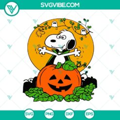 Snoopy With Pumpkin SVG, Snoopy Halloween SVG, Happy Halloween SVG