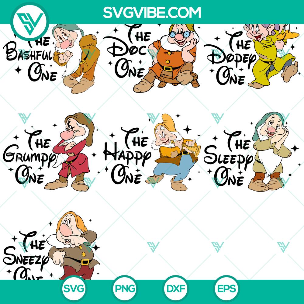 Snow White and the Seven Dwarfs SVG Bundle | Disney Cut Files Snow White and the Seven Dwarfs SVG Bundle | Disney Cut Files