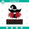 "Spooky Halloween SVG design featuring text 'Some Days You Have to Put on the Hat' with horror elements. Perfect for holiday crafting."