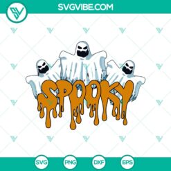 Spooky ghost, Boo Boo Halloween SVG with Halloween-themed ghost design in a digital format. Perfect for spooky holiday decorations.