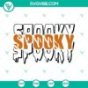 Spooky Halloween SVG featuring horror-themed design elements for Halloween crafts and decorations.