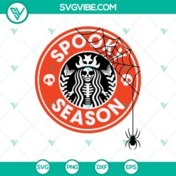 Spooky Season SVG with Halloween, Scary, and Oct 31 elements for digital design projects. Perfect for horror-themed crafts.