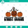 Spooky Season Pumpkin Halloween SVG with Scary Halloween elements for festive crafting projects.