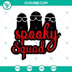 Spooky Squad SVG, Halloween SVG, Horror SVG, Halloween Scary SVG