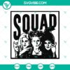 Squad Witch SVG featuring Sanderson Sister trio for Halloween decoration projects.