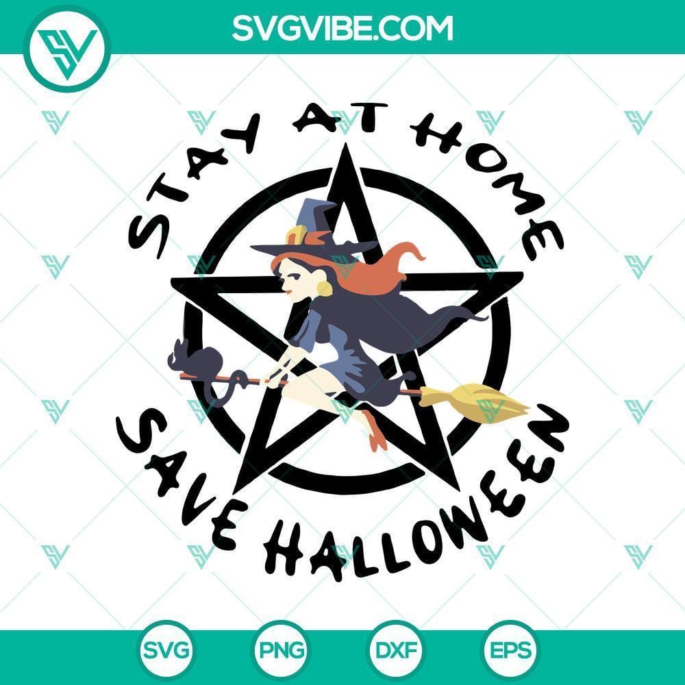 Halloween SVG, Halloween SVG, Scary SVG, Stay at Home Save Halloween SVG Stay at Home Save Halloween SVG with scary elements, perfect for Halloween.