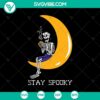 Stay spooky Halloween SVG design with scary elements for October 31 celebration.