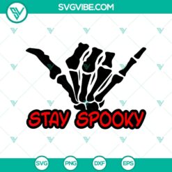 Spooky skeleton hand Halloween SVG design for crafts and decorations.