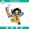 Stitch Leatherface SVG design for Halloween featuring Horror theme.