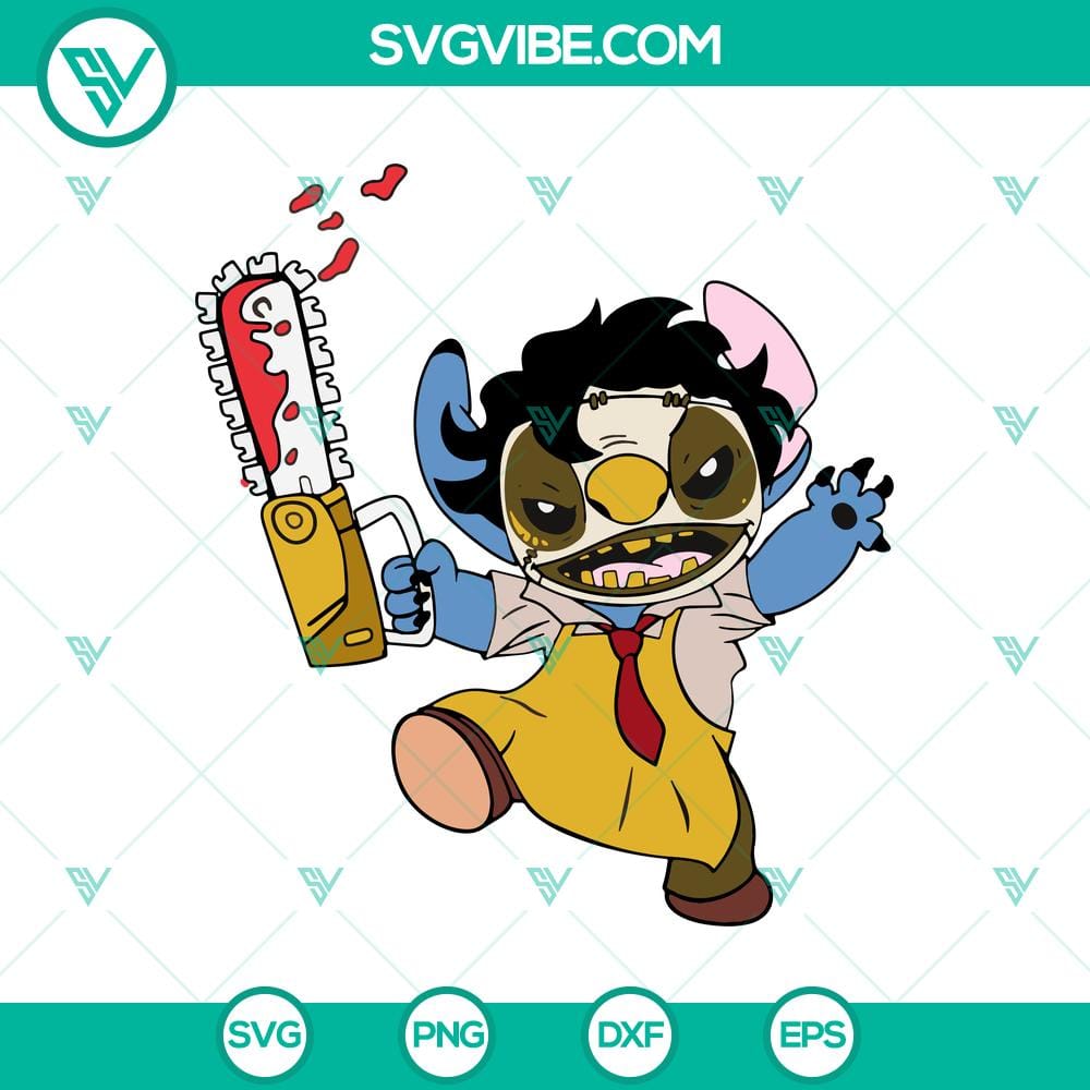 stitch-leatherface-svg-halloween-svg-leatherface-svg-horror-svg.jpg Stitch Leatherface SVG design for Halloween featuring Horror theme.