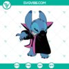 Stitch Vampire and Halloween Disney SVG design for spooky holiday crafts.