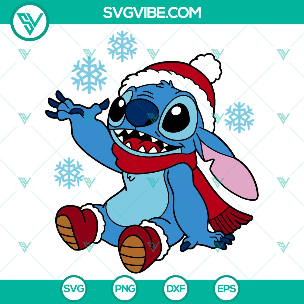 stitch-with-snowflakes-svg-christmas-svg-santa-claus-svg-lilo-038-stitch-svg.jpg Stitch with snowflakes Christmas SVG featuring Santa Claus and Lilo & Stitch characters for holiday crafting projects.