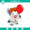 Disney Stitch x Clown IT SVG with Pennywise and Horror Halloween elements, ideal for DIY Halloween crafts and decorations.