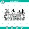 Stranger Things-inspired Halloween and Horror SVG design perfect for spooky projects.