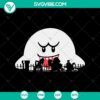 Super Mario Boo Trick Or Treat SVG featuring Mario Halloween design, perfect for Super Mario fans.