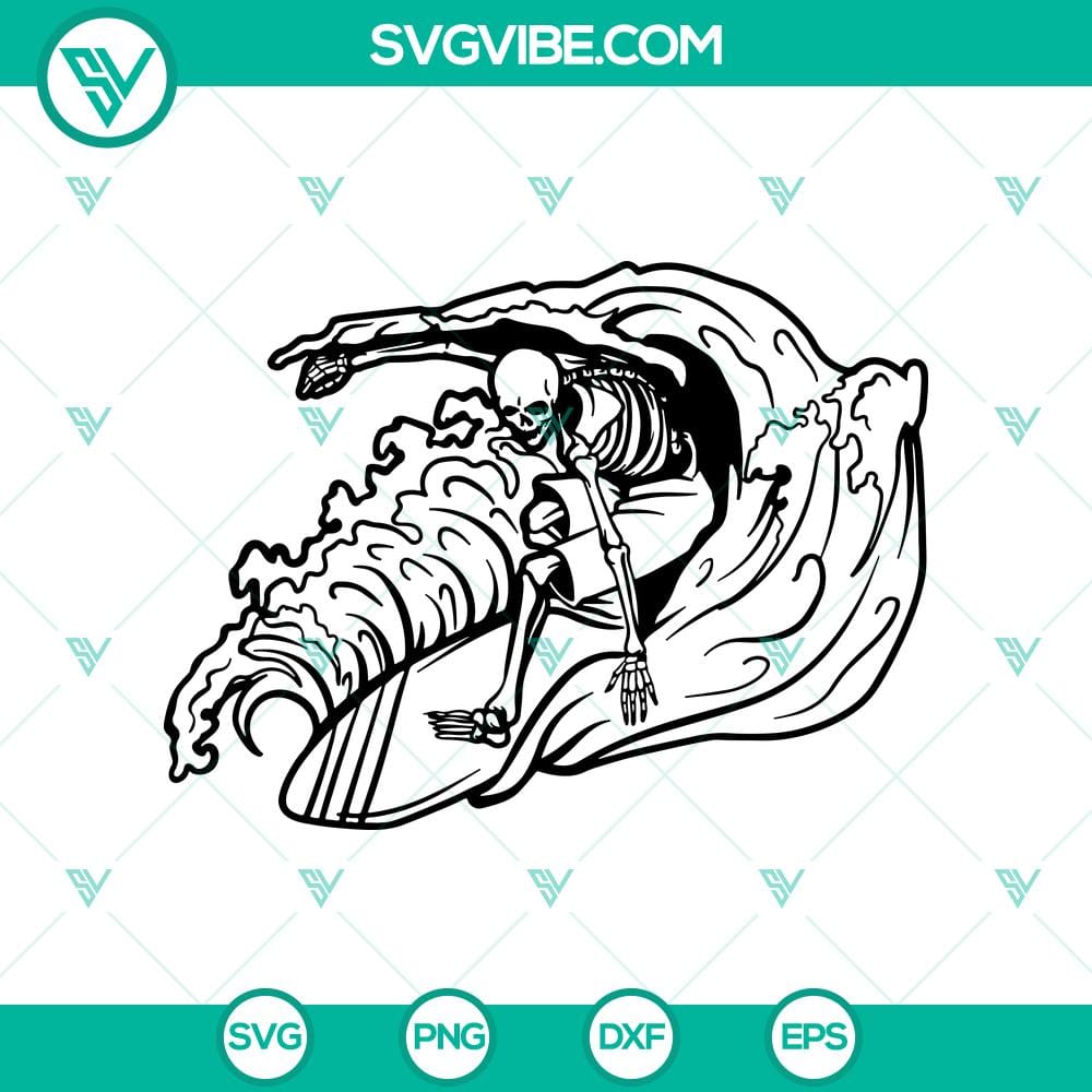 surfing-skeleton-svg-scary-svg-halloween-svg.jpg Spooky Halloween surfing skeleton SVG - perfect for Halloween crafts and decorations.