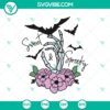 Floral skeleton hand with spooky Halloween theme in sweet and stylish SVG design. Perfect for festive digital projects.