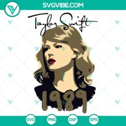 Taylor Swift 1989 album inspired digital files in SVG, DXF, EPS, and PNG formats for crafting and design projects.