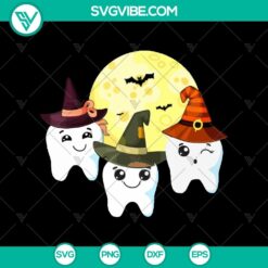 Spooky Halloween SVG with teeth design for horror-themed crafts.