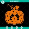 Thanksgiving Mickey and Minnie Mouse in pumpkin, Halloween themed SVG design. Perfect for holiday crafts and decorations.